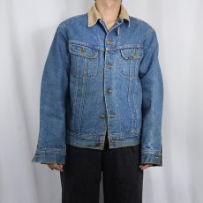 画像2: 80's Lee "STORM RIDER" ブランケットライナー デニムジャケット SIZE38 (2)