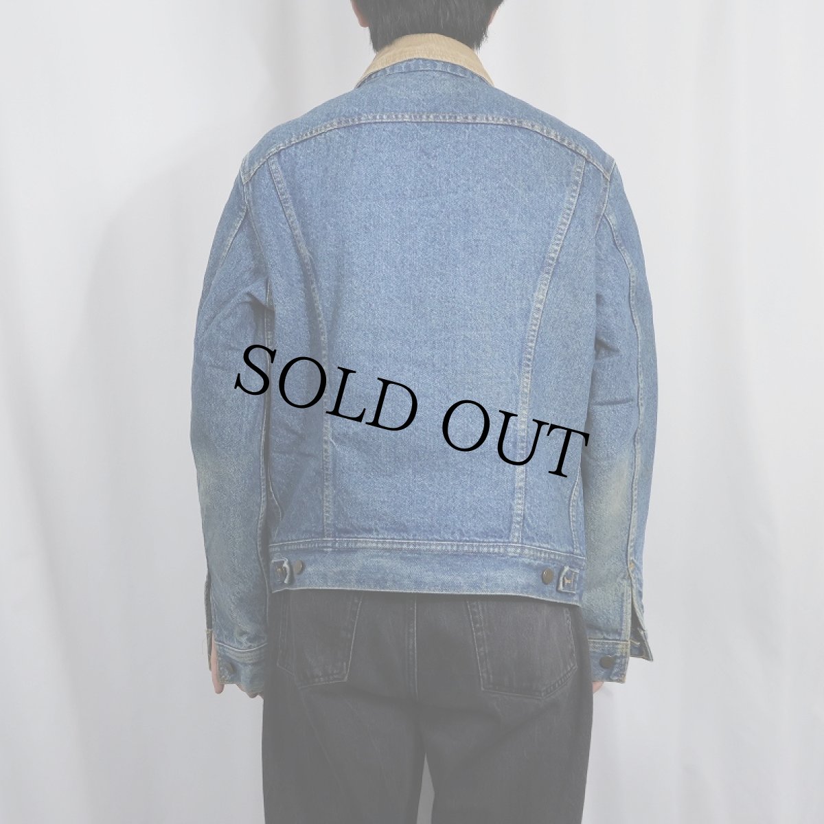 画像3: 80's Lee "STORM RIDER" ブランケットライナー デニムジャケット SIZE38 (3)