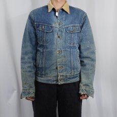 画像2: 70's Lee USA製 "STORM RIDER" ブランケットライナー デニムジャケット SIZE40L (2)