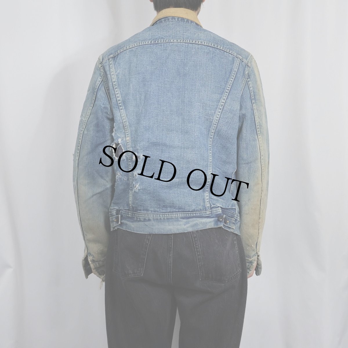 画像3: 70's Lee USA製 "STORM RIDER" ブランケットライナー デニムジャケット SIZE40L (3)