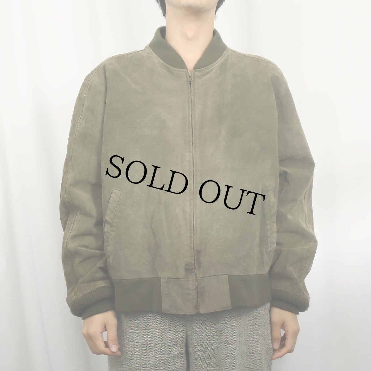 画像2: HILL & ARCHER スエードレザージャケット SIZE46 (2)