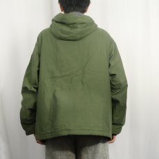 画像3: 90's〜 GAP フリースライナー ナイロンジップパーカー M (3)