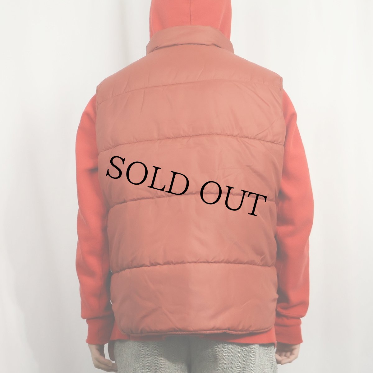 画像3: 80's Woolrich ナイロンダウンベスト L (3)