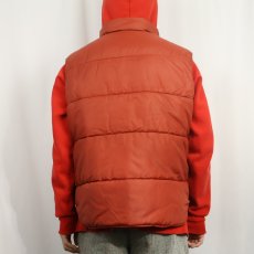 画像3: 80's Woolrich ナイロンダウンベスト L (3)