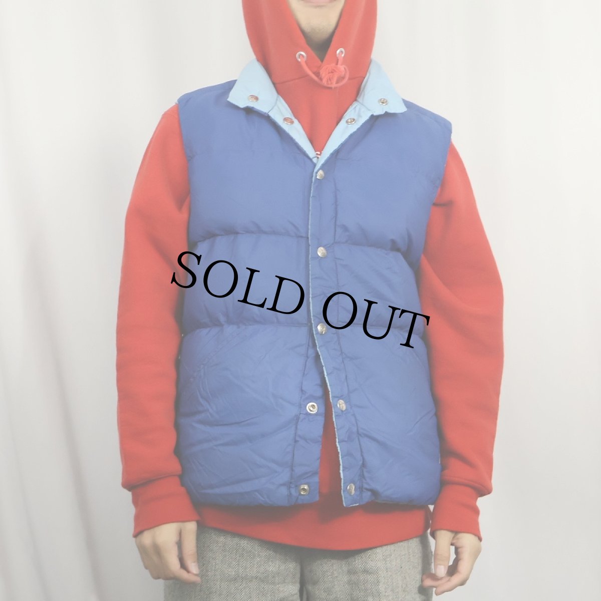 画像3: 80's GERRY USA製 リバーシブル ダウンベスト (3)