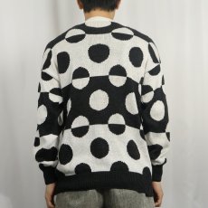 画像3: ドット柄ニットセーター (3)