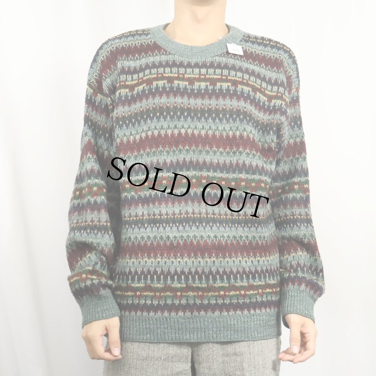 画像2: フェアアイル柄ニットセーター (2)