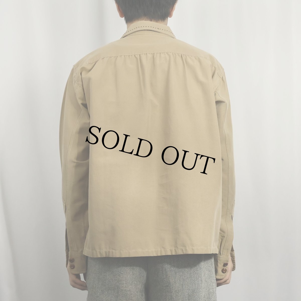 画像3: 〜50's Sportwear for BETTER TRADE コットンシャツ L (3)