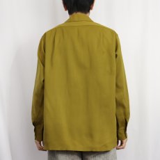 画像3: 60's PENDLETON オープンカラーウールシャツ M (3)