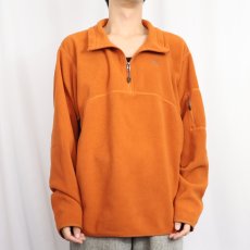 画像2: NIKE ACG ロゴ刺繍 ハーフジップ フリースプルオーバージャケット XL (2)