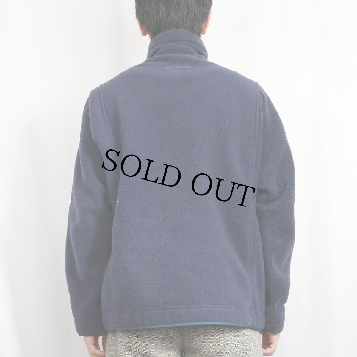 画像3: 90's Patagonia USA製 ハーフジップフリースジャケット NAVY L (3)