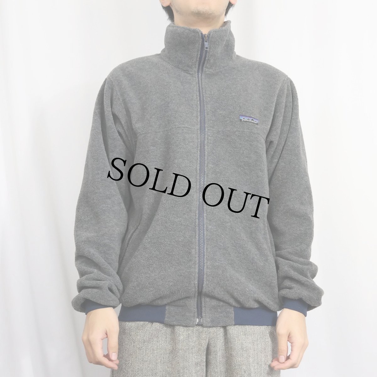 画像2: 80's Patagonia USA製 フリースジップジャケット L (2)