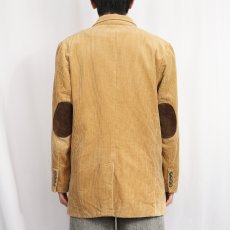 画像4: POLO Ralph Lauren エルボーパッチ付き 太畝 コーデュロイテーラードジャケット XL (4)
