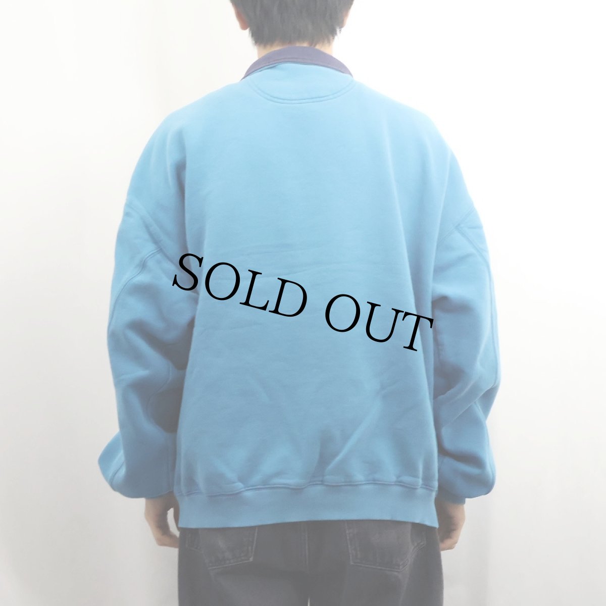 画像3: 80〜90's Eddie Bauer ハーフスナップスウェット L (3)