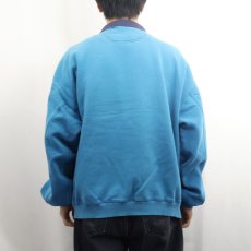 画像3: 80〜90's Eddie Bauer ハーフスナップスウェット L (3)