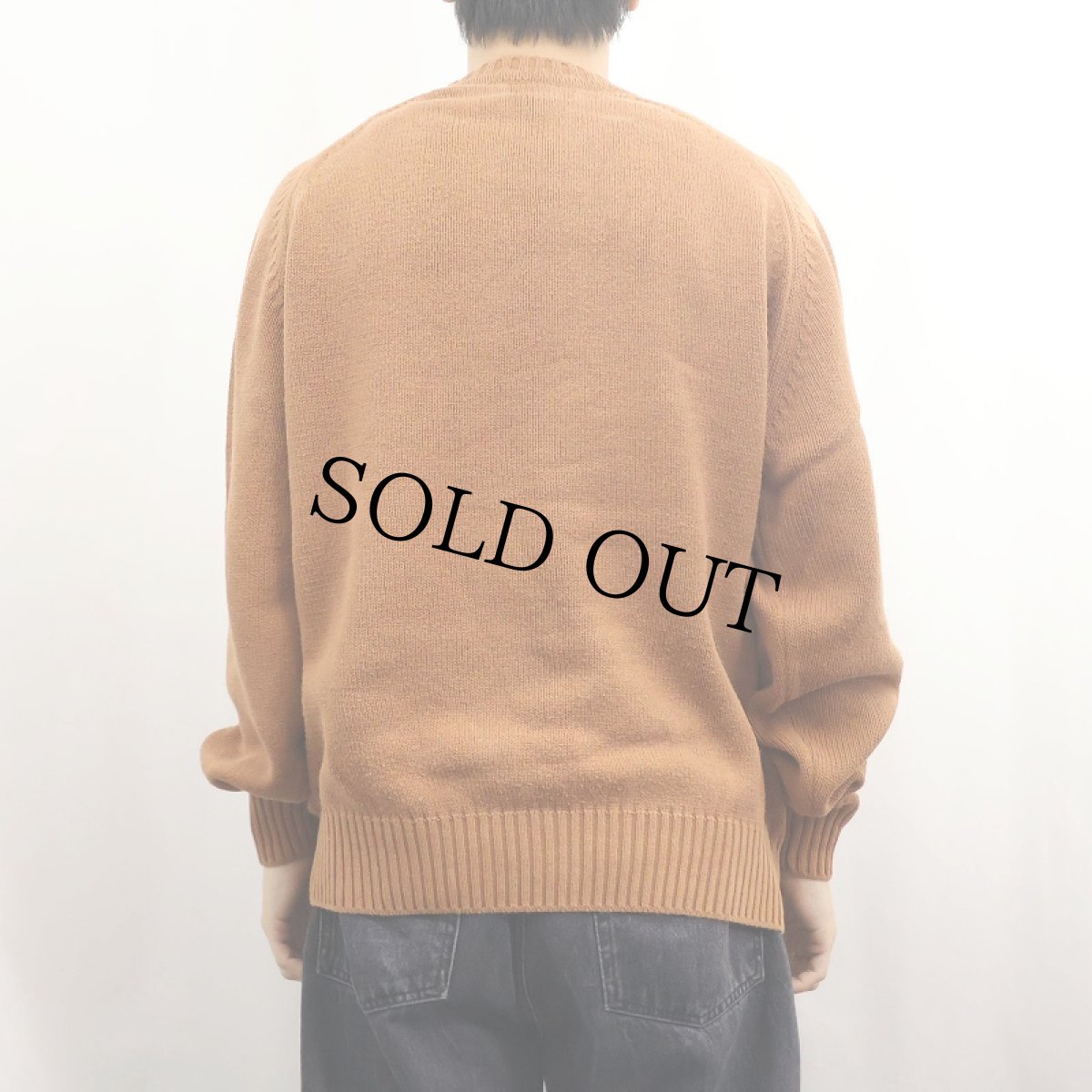 画像3: 90's LANDS' END USA製 コットンニットセーター L (3)