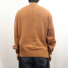 画像3: 90's LANDS' END USA製 コットンニットセーター L (3)
