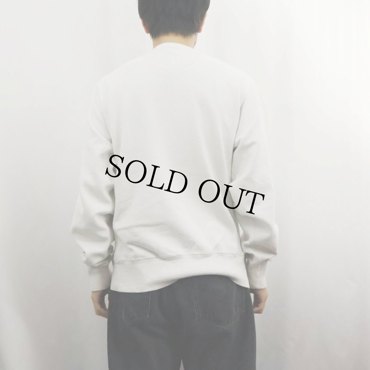 画像3: 2000's Champion REVERSE WEAVE インサイドアウト ロゴプリントスウェット S (3)