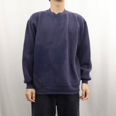 画像3: 90's〜 RUSSELL ATHLETIC USA製 前V ブリーチスウェット NAVY XL (3)