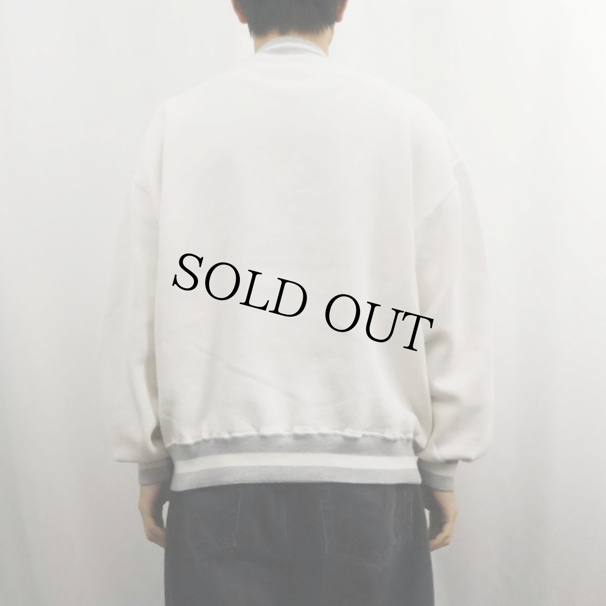 画像3: 90's〜 RUSSELL ATHLETIC USA製 前V 2トーンスウェット XL (3)