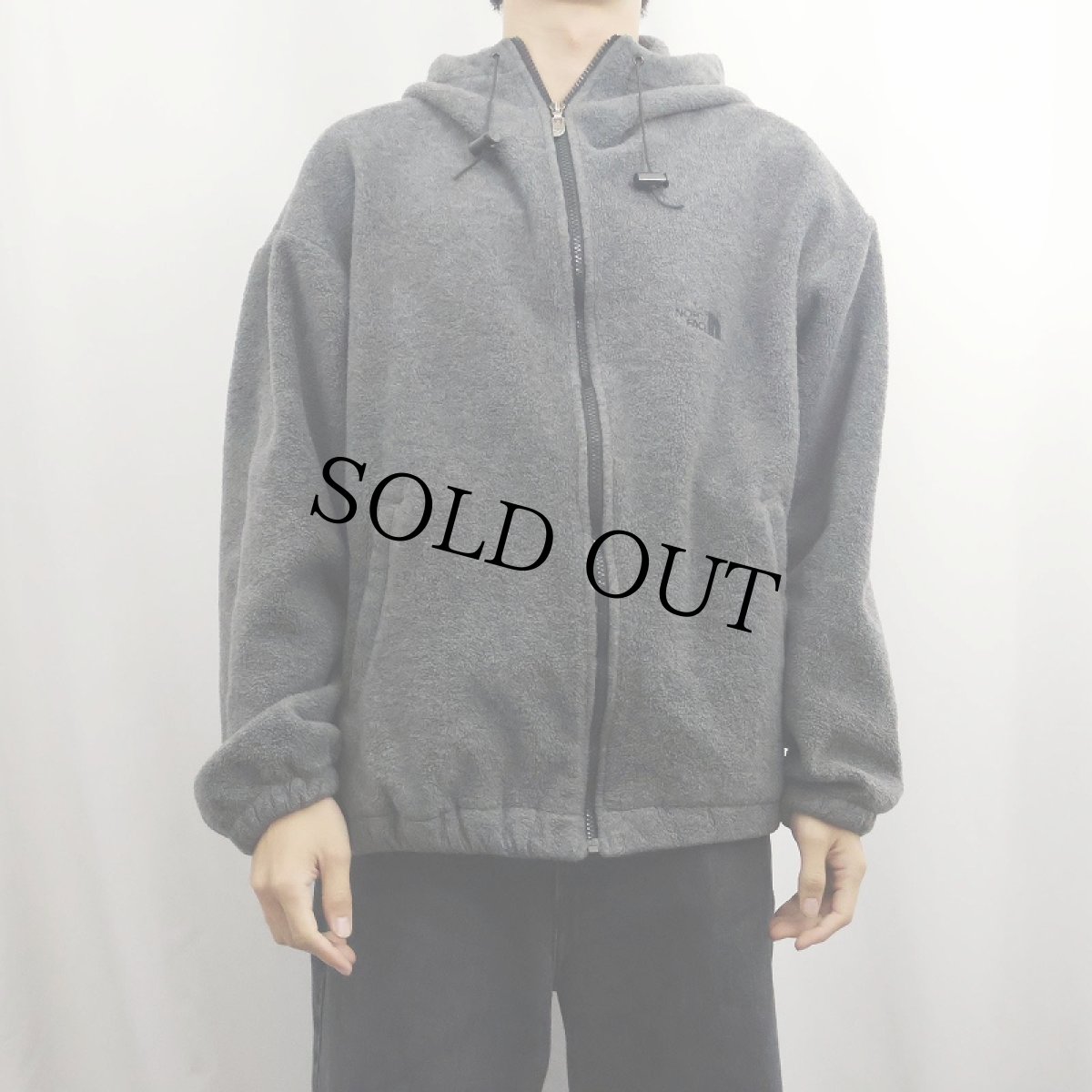 画像2: 【SALE】 90's THE NORTH FACE USA製 フリースジップパーカー M (2)