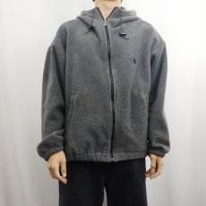 画像2: 90's THE NORTH FACE USA製 フリースジップパーカー M (2)