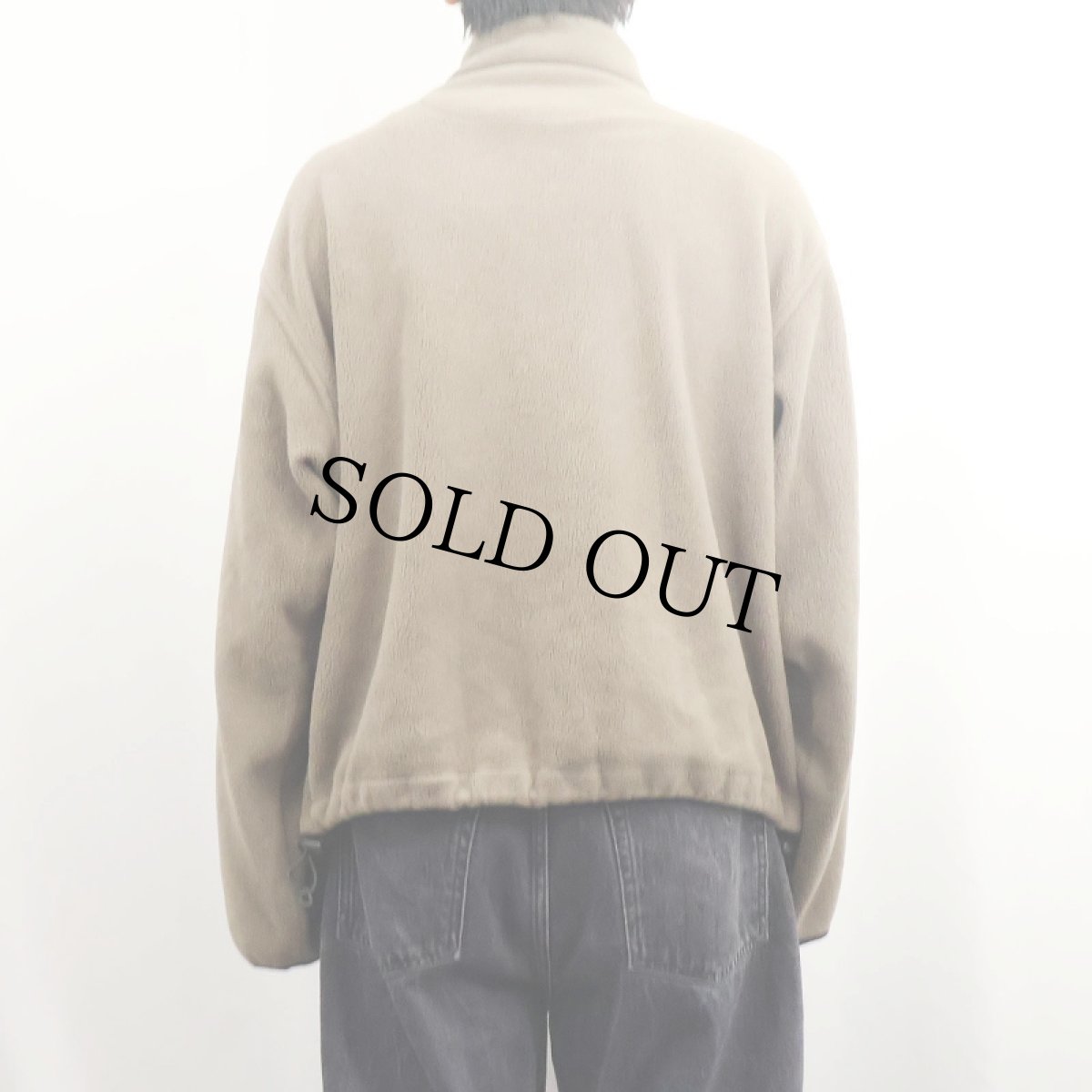 画像3: 90's Eddie Bauer EBTEK USA製 ロゴ刺繍 フリースジップジャケット M (3)