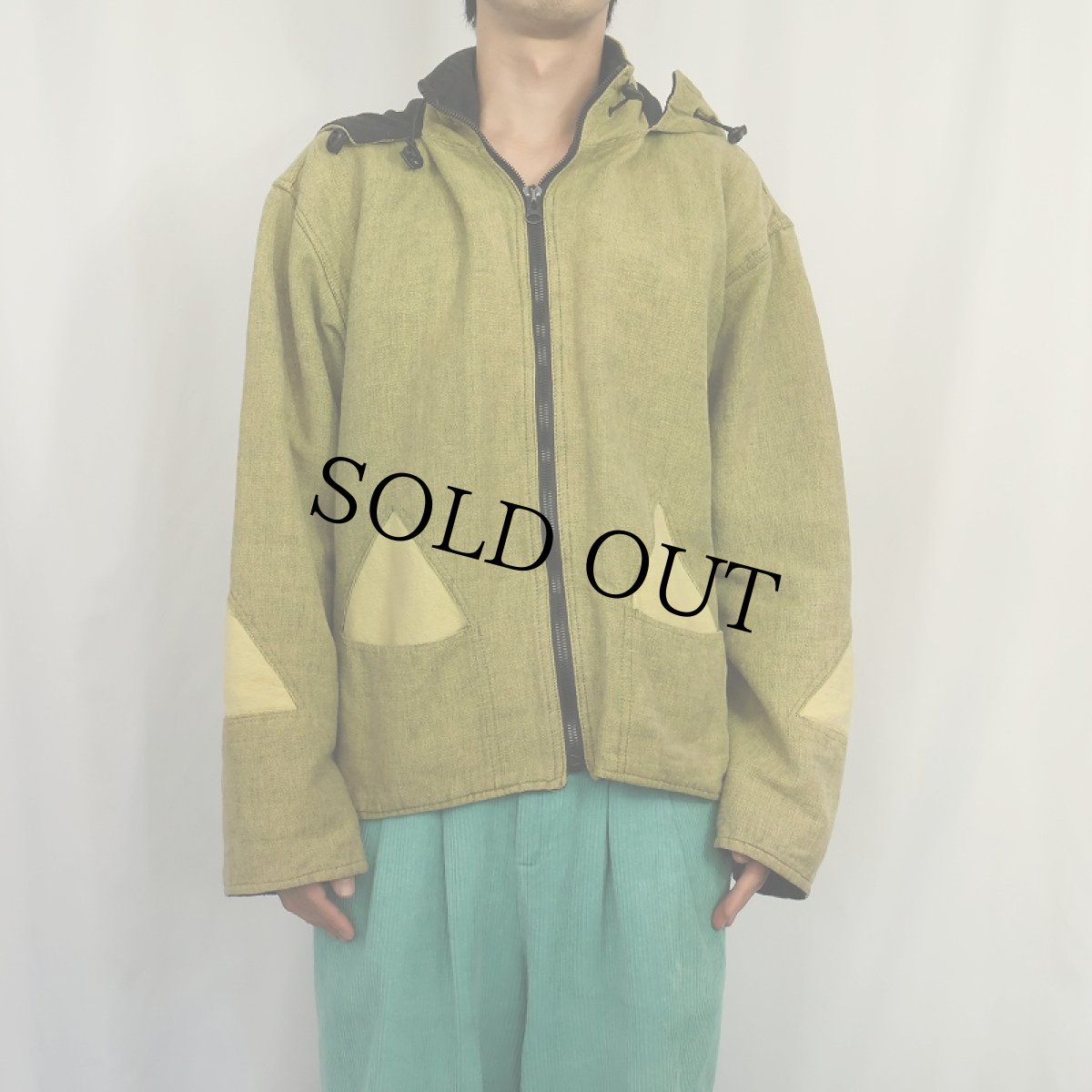 画像3: NATRAJ NEPAL製 デザインコットンジップパーカー (3)