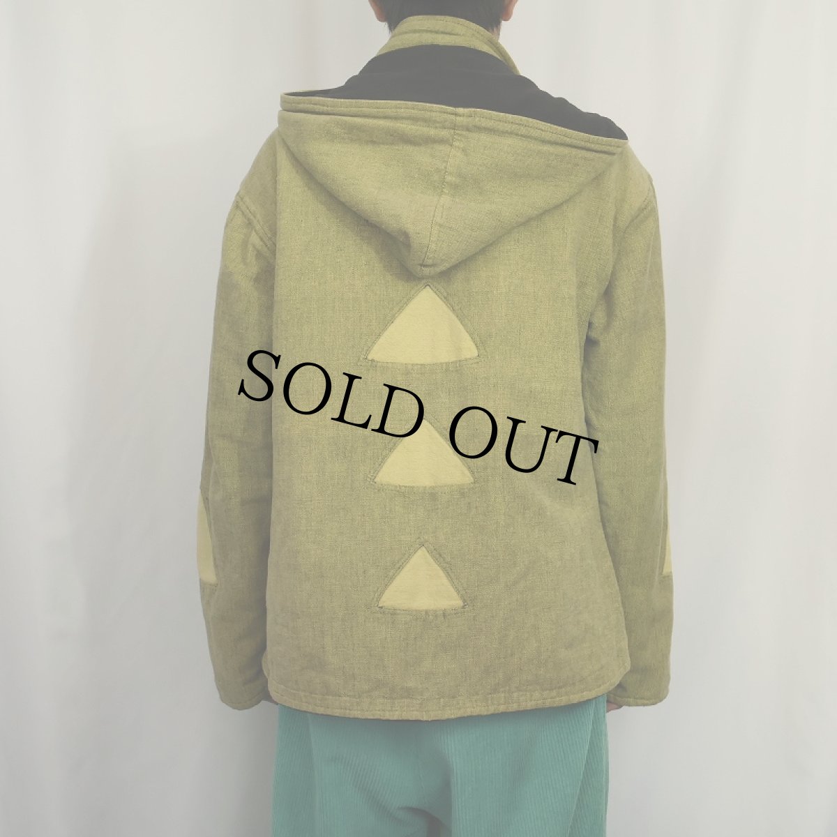 画像4: NATRAJ NEPAL製 デザインコットンジップパーカー (4)