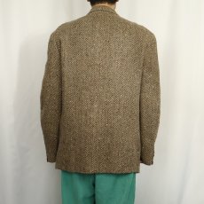 画像3: 80's YVES SAINT LAURENT FRANCE製 カラーネップ混 ウールツイードジャケット (3)