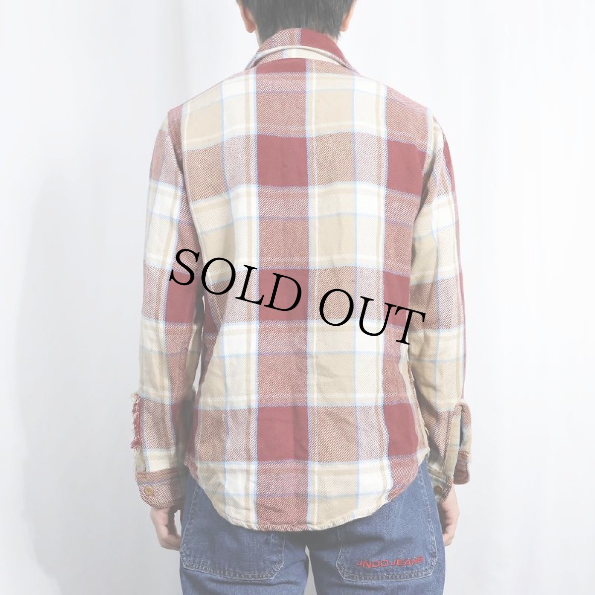 画像3: 80's BIG MAC USA製 チェック柄 ヘビーネルシャツ S (3)