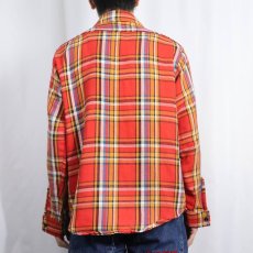 画像3: 70's チェック柄 ヘビーネルシャツ (3)