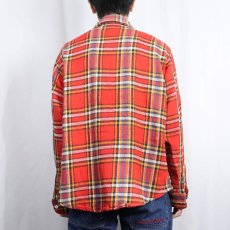 画像3: 70's JCPenney BIG MAC チェック柄 ヘビーネルシャツ L (3)