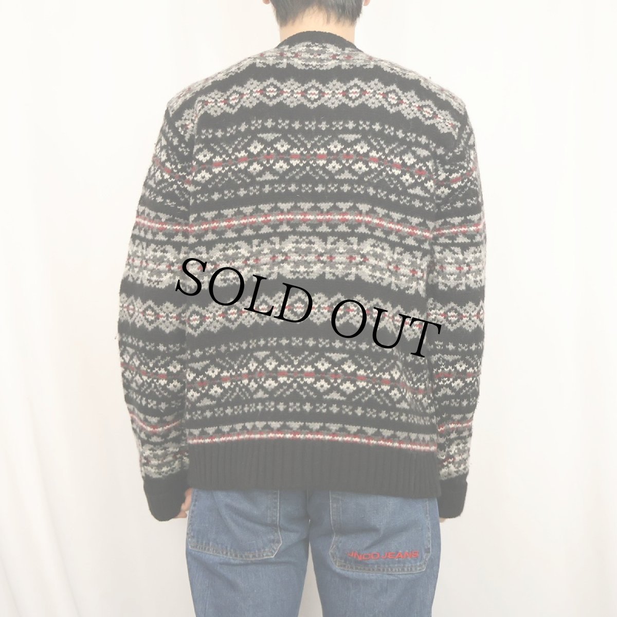 画像3: 90's〜 POLO Ralph Lauren フェアアイル柄 ウールにとセーター M (3)