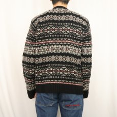 画像3: 90's〜 POLO Ralph Lauren フェアアイル柄 ウールにとセーター M (3)