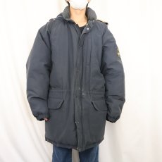 画像2: 90's POLO Ralph Lauren フード付き ダウンジャケット NAVY XL (2)