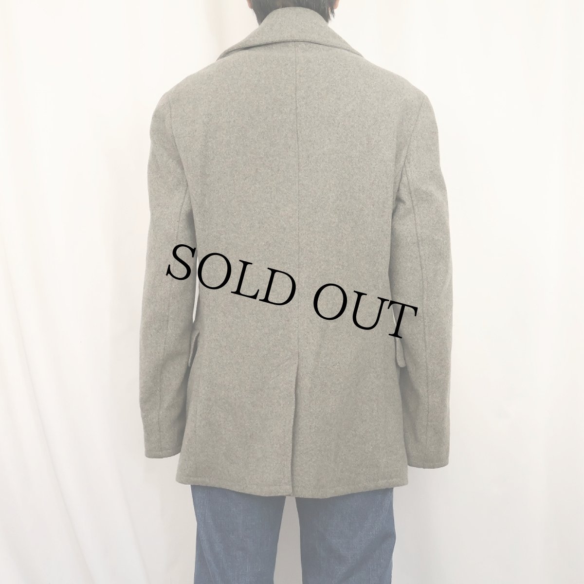 画像3: POLO Ralph Lauren メルトンウールPコート M (3)