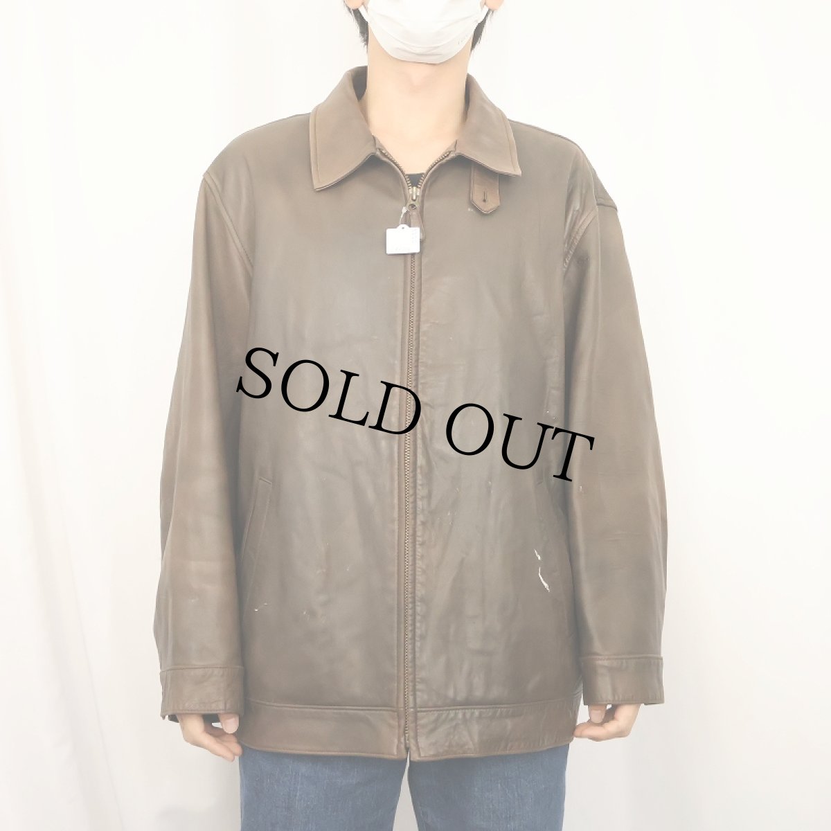 画像2: POLO Ralph Lauren レザージャケット XL (2)