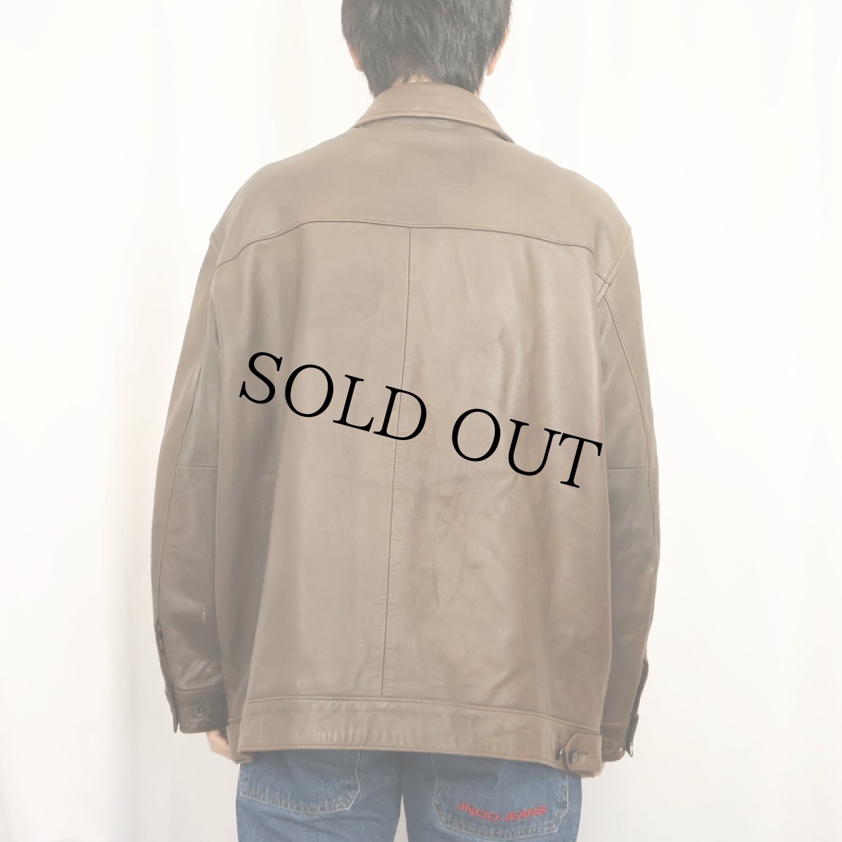 画像3: POLO Ralph Lauren レザージャケット XL (3)