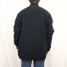 画像3: 90's POLO Ralph Lauren シャモアクロス ダウンシャツジャケット NAVY M (3)