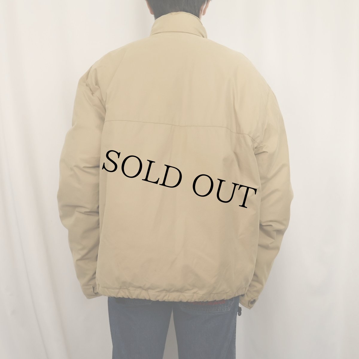 画像3: POLO Ralph Lauren コットン×ナイロン ダウンジャケット XL (3)