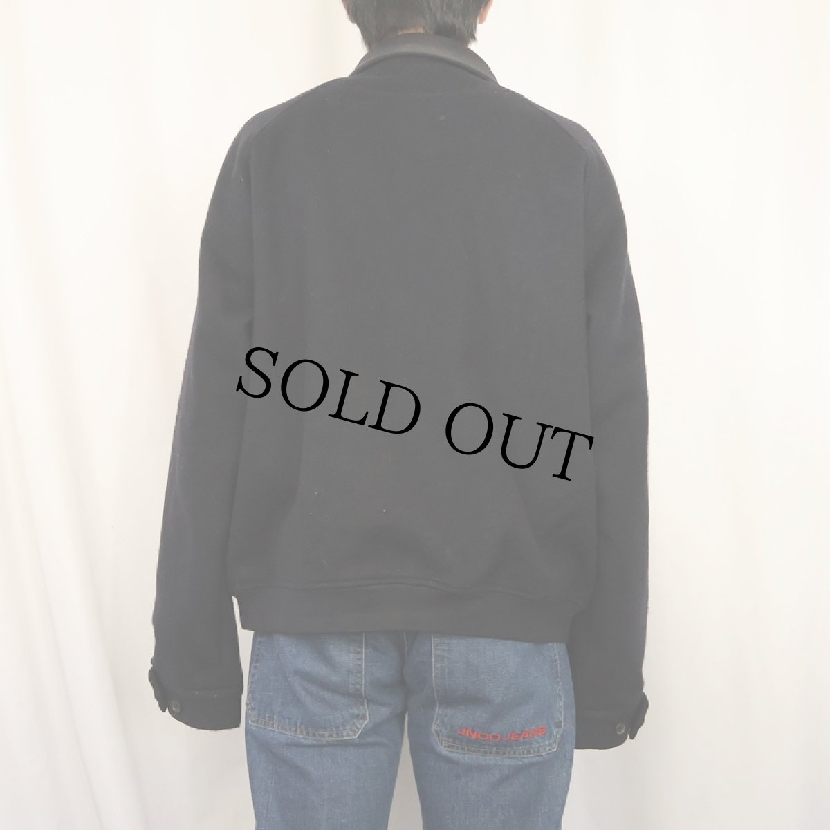 画像3: POLO Ralph Lauren ウール×ナイロンジャケット BLACK L (3)