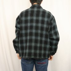 画像3: PENDLETON チェック柄 ウールジャケット XL (3)