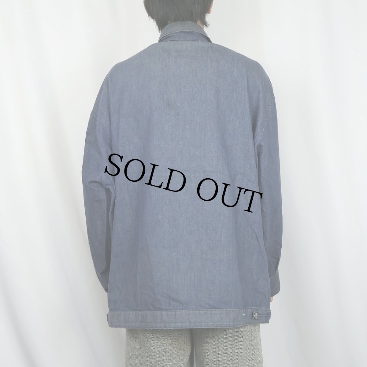 画像3: 70's〜 バッドダイ デニムカバーオール SIZE52 (3)