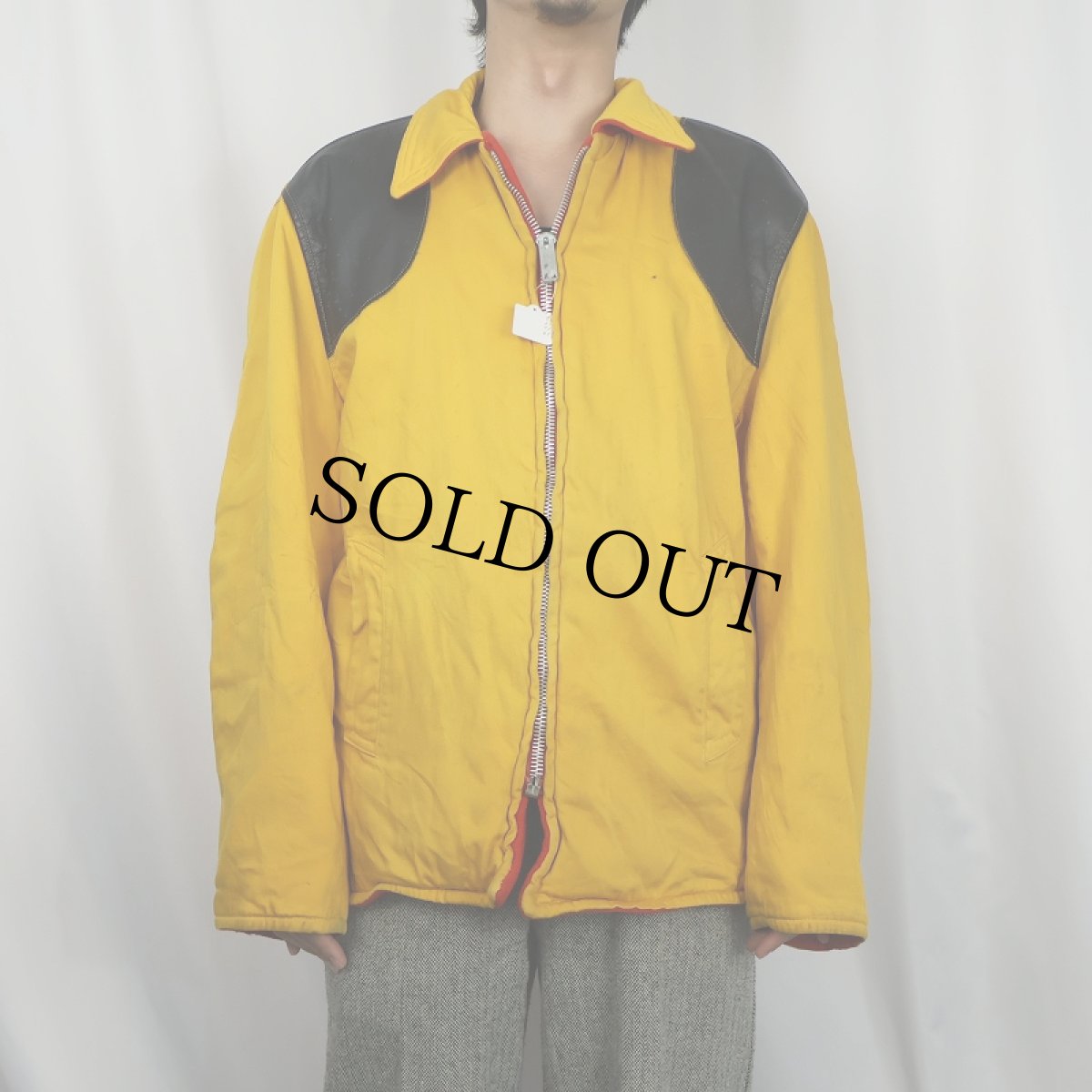 画像3: 60's〜 コットン/ウール リバーシブルジャケット (3)