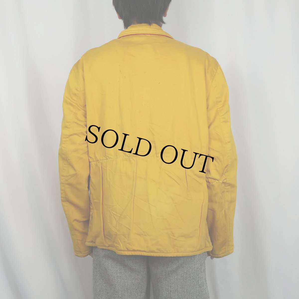 画像4: 60's〜 コットン/ウール リバーシブルジャケット (4)