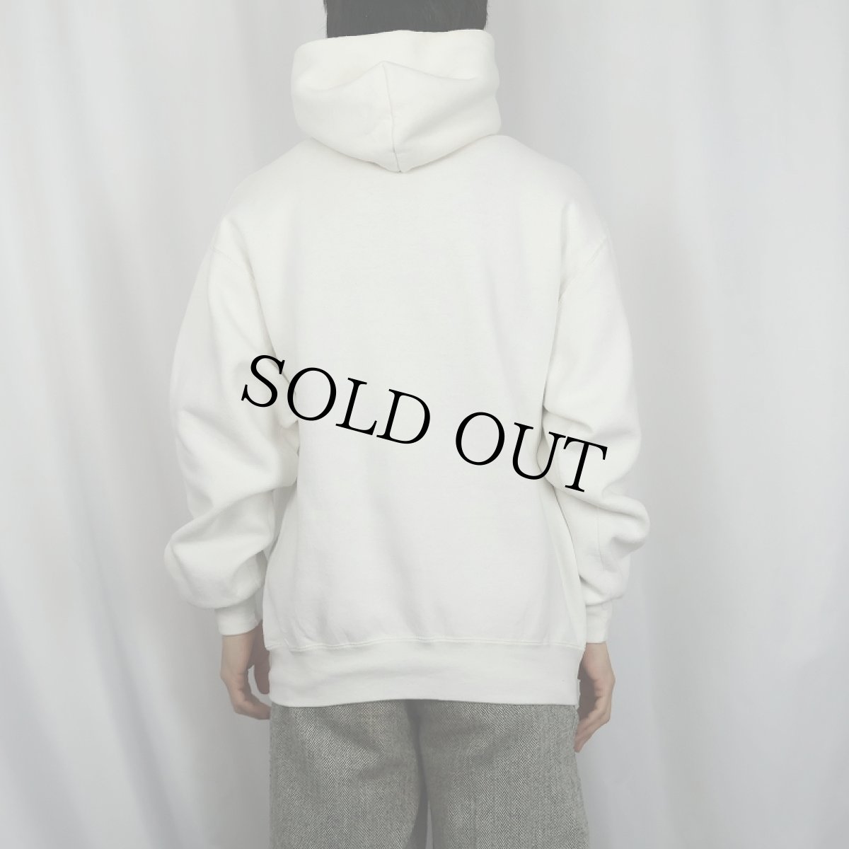 画像3: 90's〜 RUSSELL ATHLETIC USA製 無地 スウェットフーディ L (3)