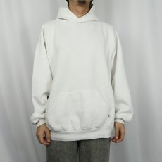 画像2: 90's〜 RUSSELL ATHLETIC USA製 無地 スウェットフーディ XXL (2)