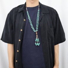画像3: Santo Domingo Pueblo ターコイズネックレス (3)