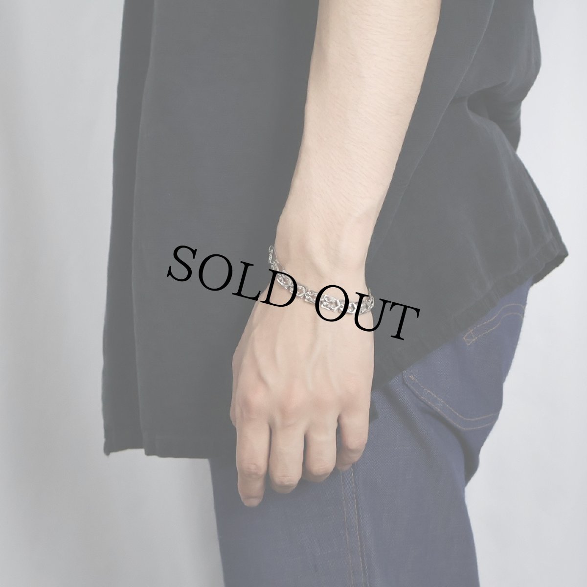 画像2: DANECRAFT SILVER925 チェーンブレスレット (2)